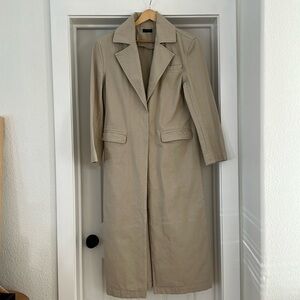 Naked Wardrobe Boyfriend Denim Duster Blazer